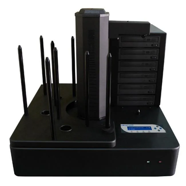 VinPower VinPower AERO660-S6T-BK duplicator 6 target 660 capacity 500GB HDD — product photo