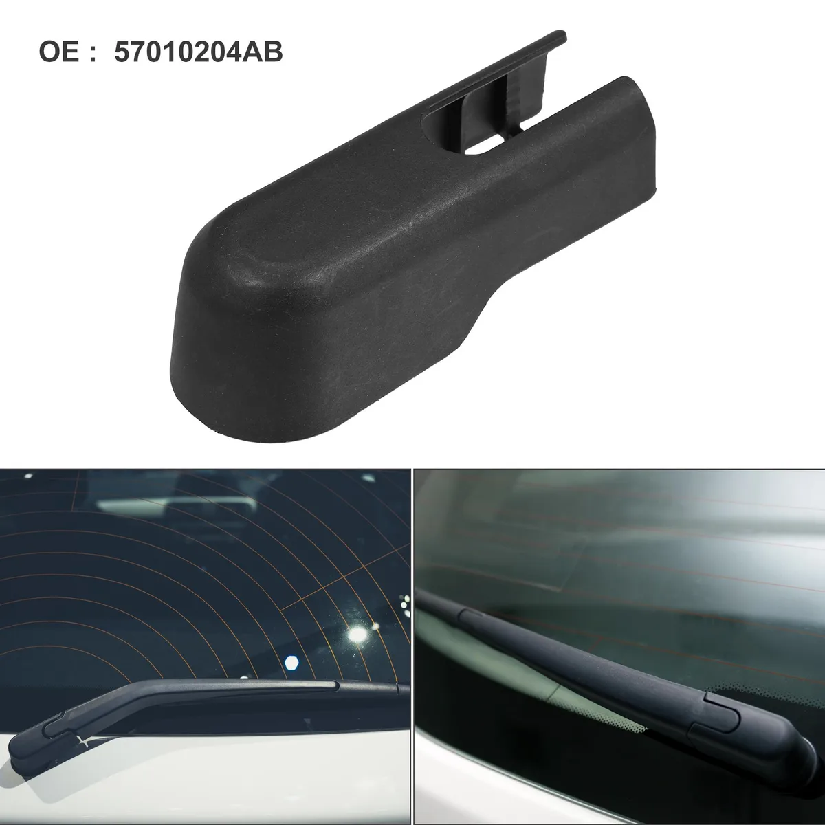 Unique-Bargains Unique-Bargains Rear Wiper Arm Nut Cover Cap Black for Jeep Liberty 2008-2012 — product photo