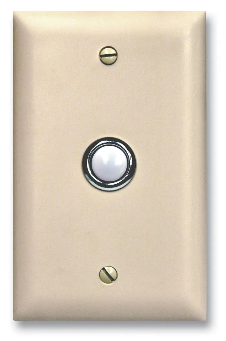 Viking Electronics Viking Electronics DB-40-WH Door Bell Button Panel White — product photo