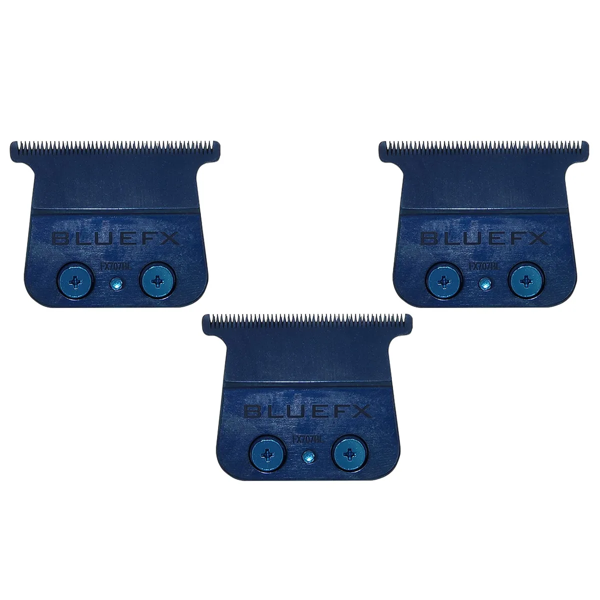 Babyliss Pro Babyliss Pro FX707BL Blue DLC/Titanium Trimmer Blade 3-pack — product photo