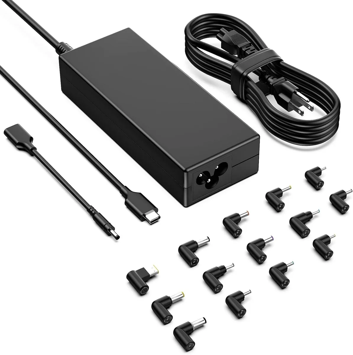 FLEANE FLEANE 100W USB-C Laptop Charger 15 Tips 45W-100W — product photo