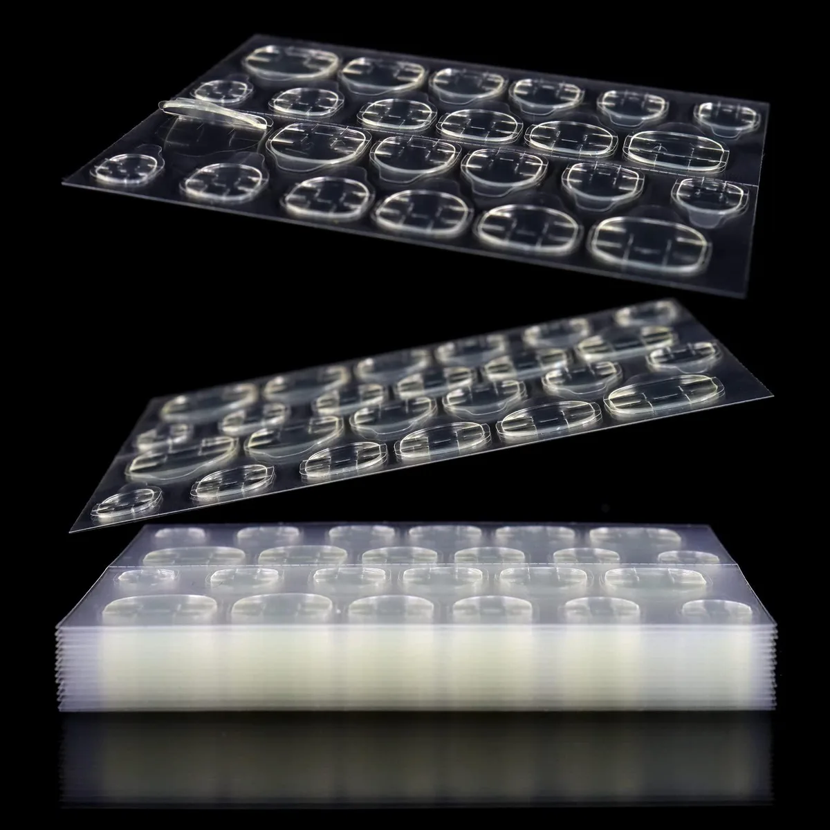  Allstarry AS-FR-231018 Double-Sided Nail Adhesive Tabs 288pcs 12 Sheets — product photo