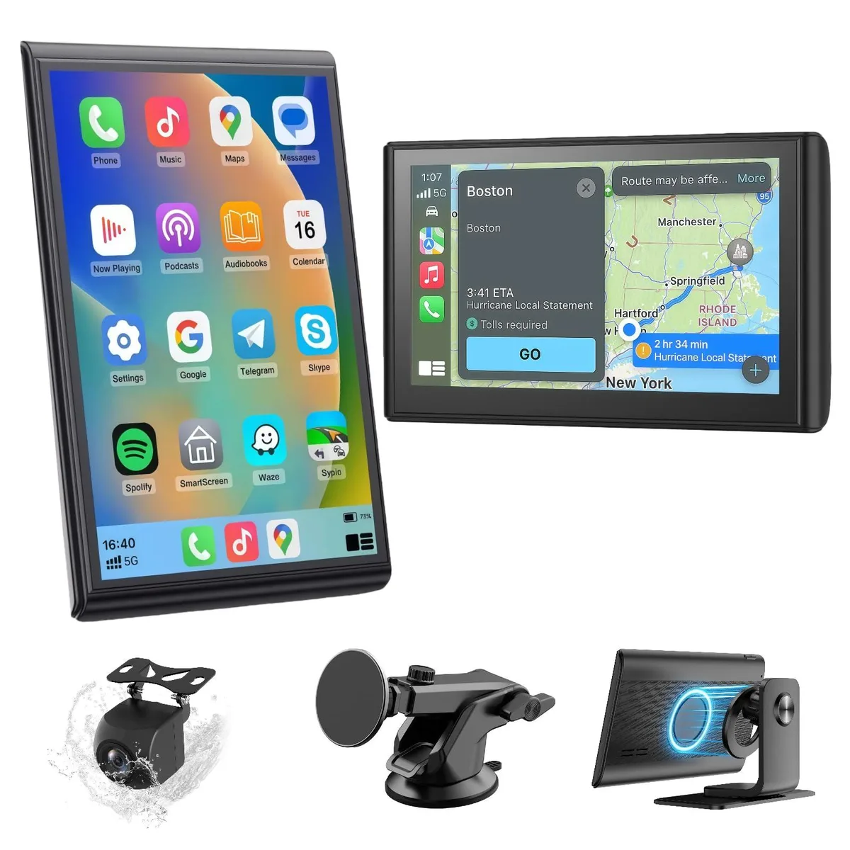  Audiovox Upgrade T07 7" Car HD Radio — product photo