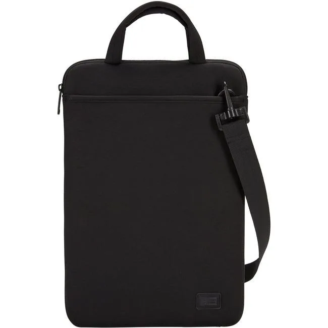 Grey fabric laptop sleeve for 14 inch devices