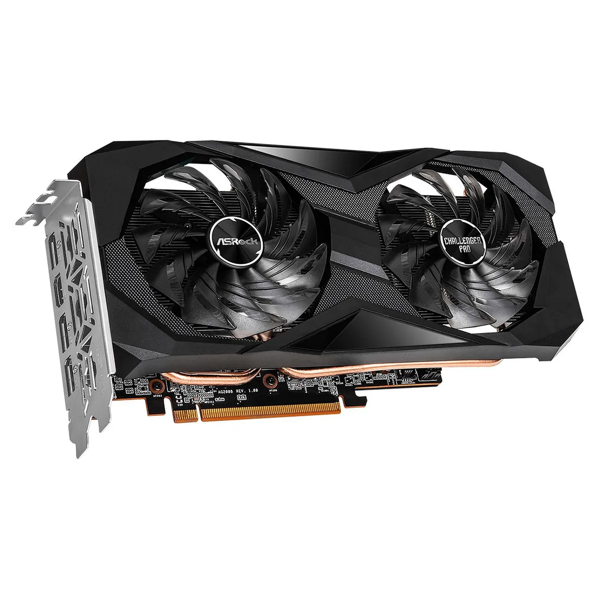 ASRock ASRock RX6600XT Challenger D 8GB GDDR6 graphics card — product photo