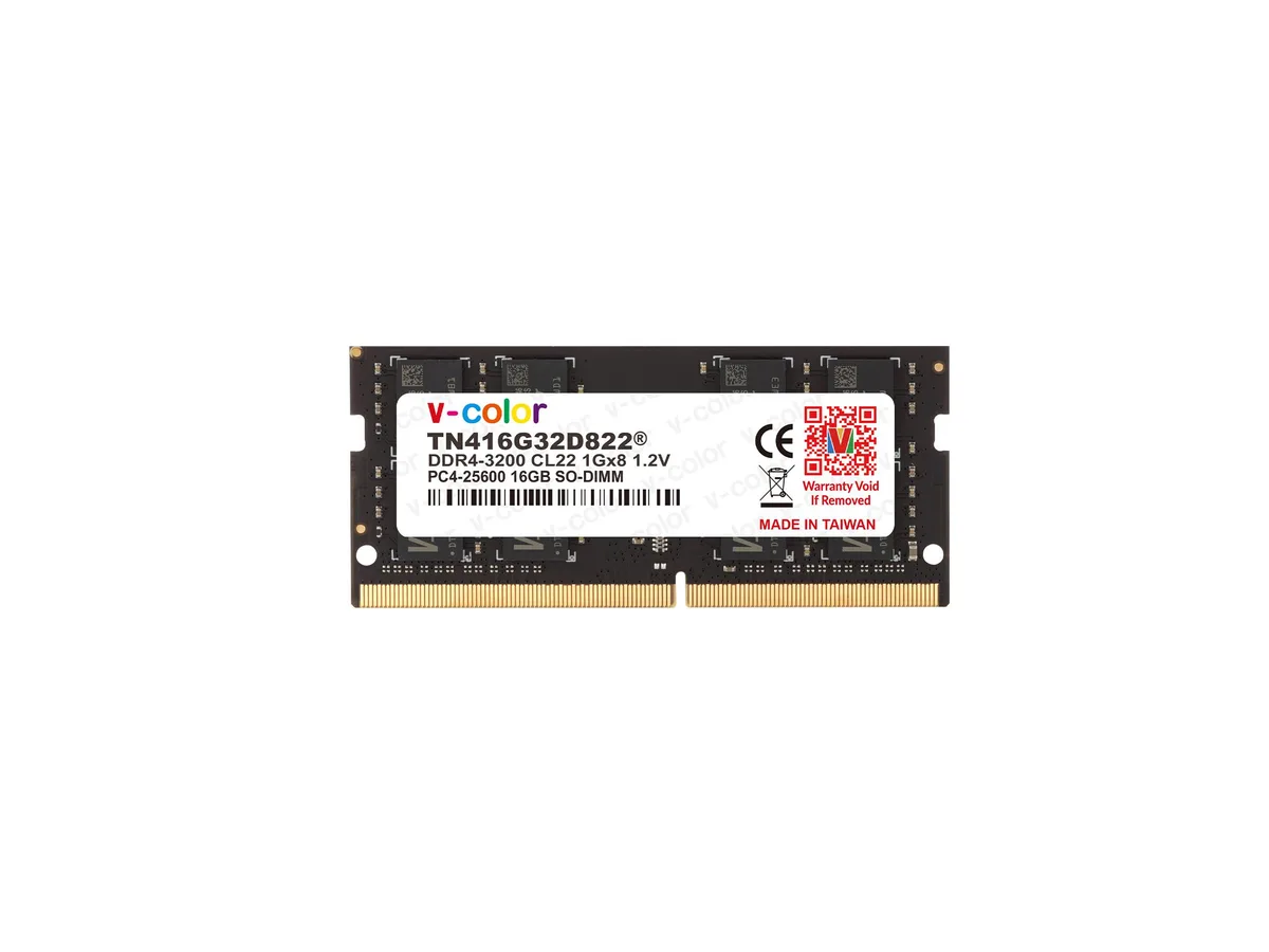 V-color V-color TN416G32D822 16GB DDR4 3200MHz CL22 laptop RAM — product photo