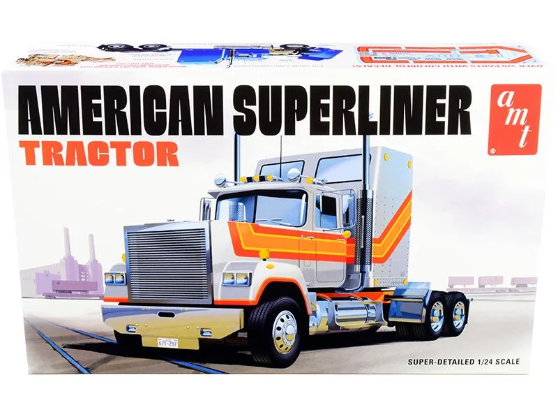 AMT AMT 1235 American Superliner Semi Tractor 1/24 Scale Model Kit — product photo