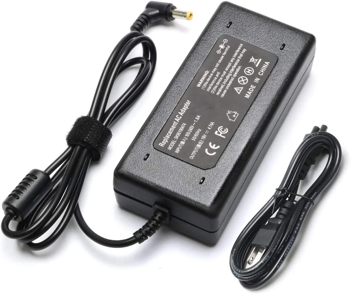 myVolts myVolts 90W 19V 4.74A AC Adapter 5.5*2.5mm for HP Compaq NX9000 NX9005 NX9010 ZE4328 N1050V — product photo