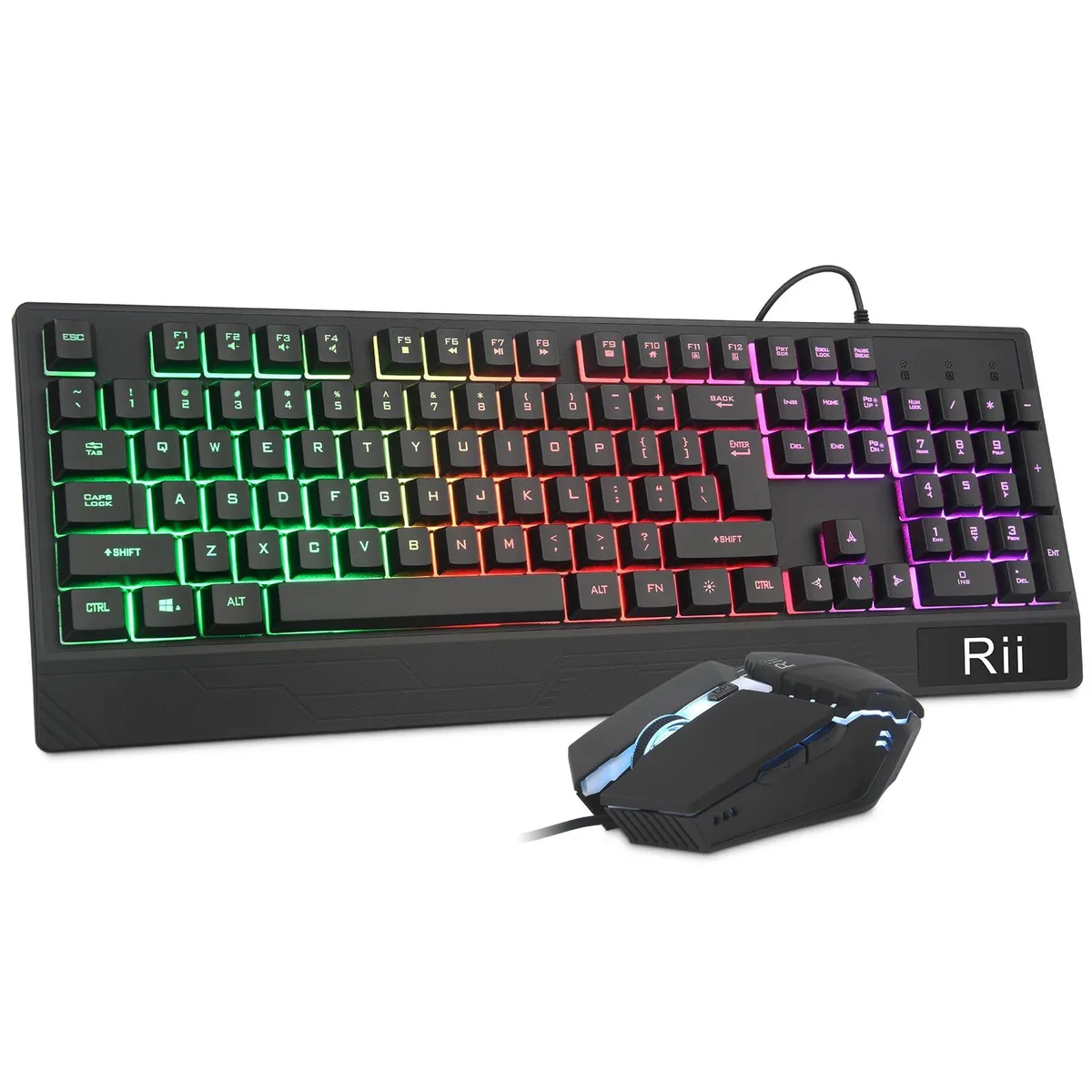  Redragon RK400-US Gaming Keyboard 104 Keys RGB Wired with Mouse — product photo