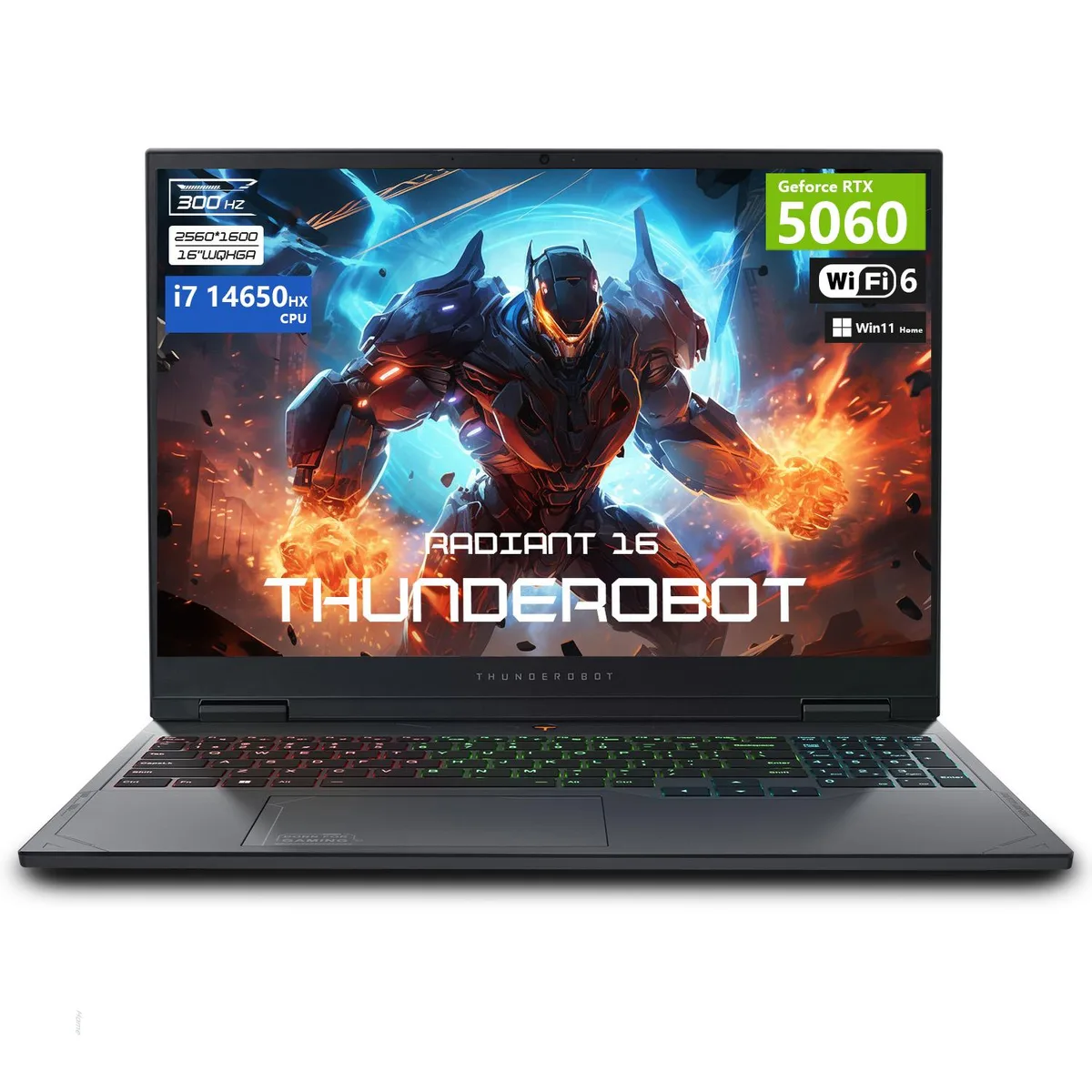 Thunderobot Thunderobot Radiant 16 gaming laptop Gray — product photo