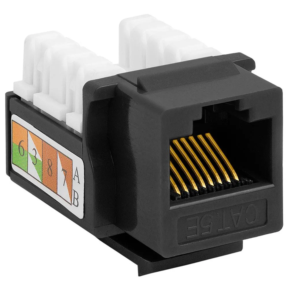 CMPLE CMPLE Cat5E Punch Down Keystone Jack Black — product photo