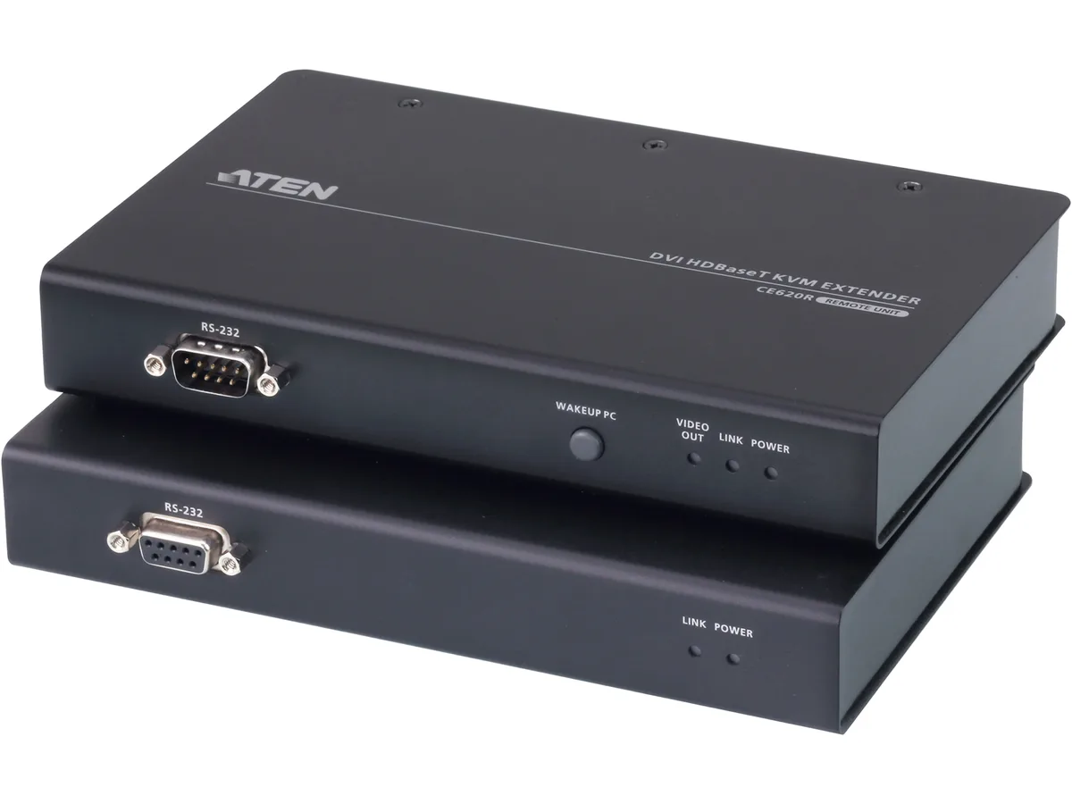 ATEN ATEN CE620-AT-A USB DVI HDBaseT 2.0 KVM Extender 1920x1200@100m — product photo