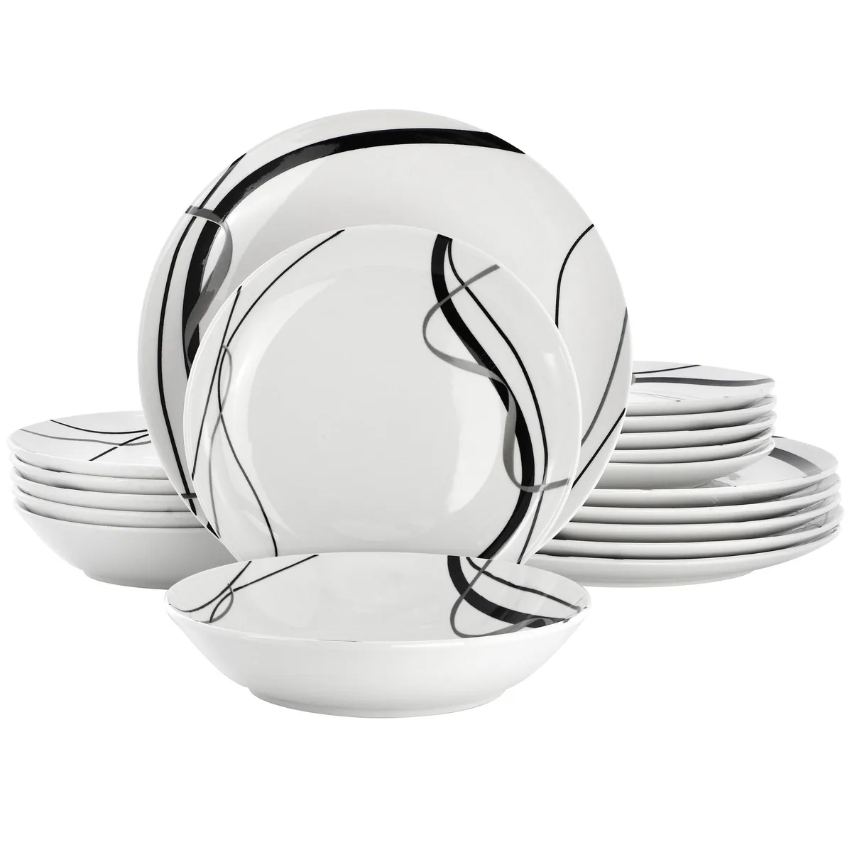 Elama Elama Sarah 18 Piece Porcelain Dinnerware Set — product photo