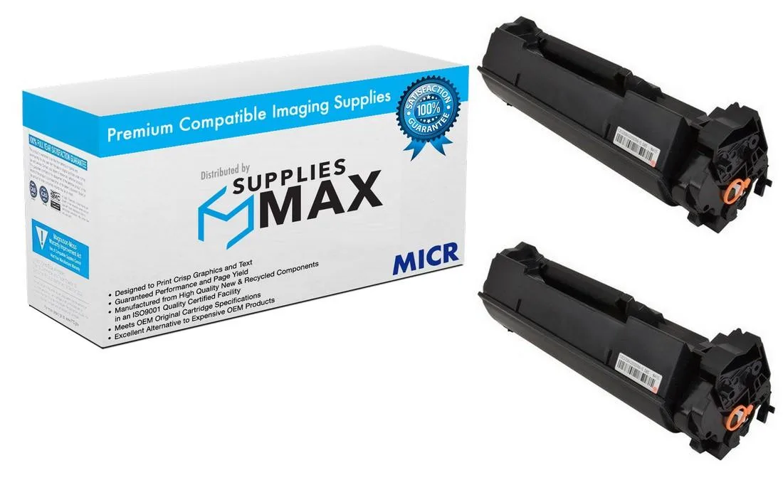 SuppliesMax SuppliesMax HEWW1380AD1-MICR MICR toner cartridge 2 pack 1500 pages — product photo