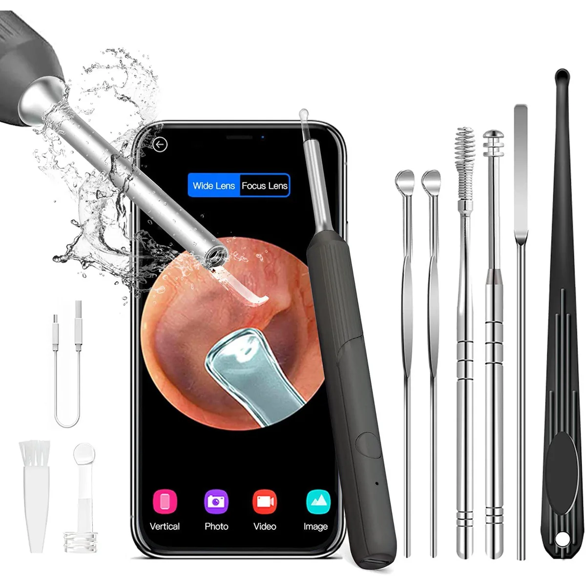 TROPRO TROPRO 1080P HD Wireless Ear Care 3.5 mm 6 LED 330 mAh — product photo
