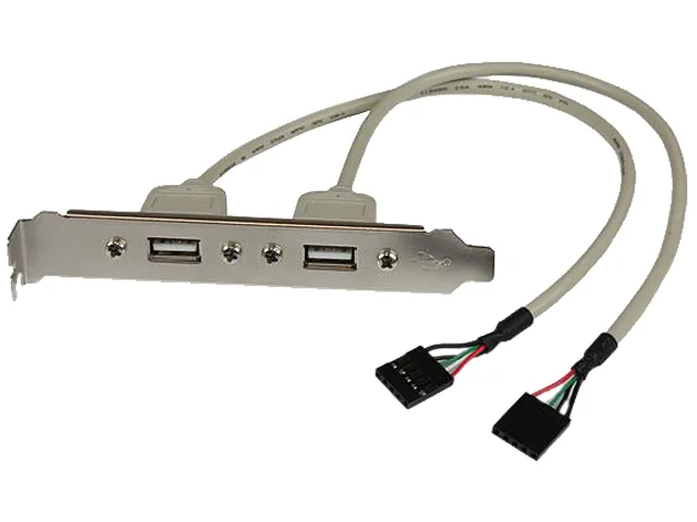 STARTECH STARTECH USBPLATE 2-Port USB A Female Slot Plate Adapter — product photo