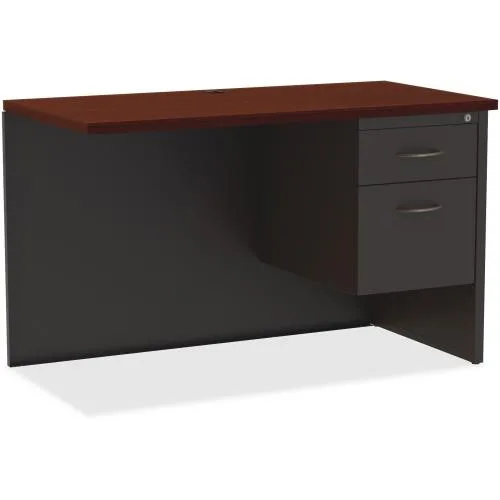 Lorell Lorell 79154 Right Return Desk 24x48 Mahogany — product photo