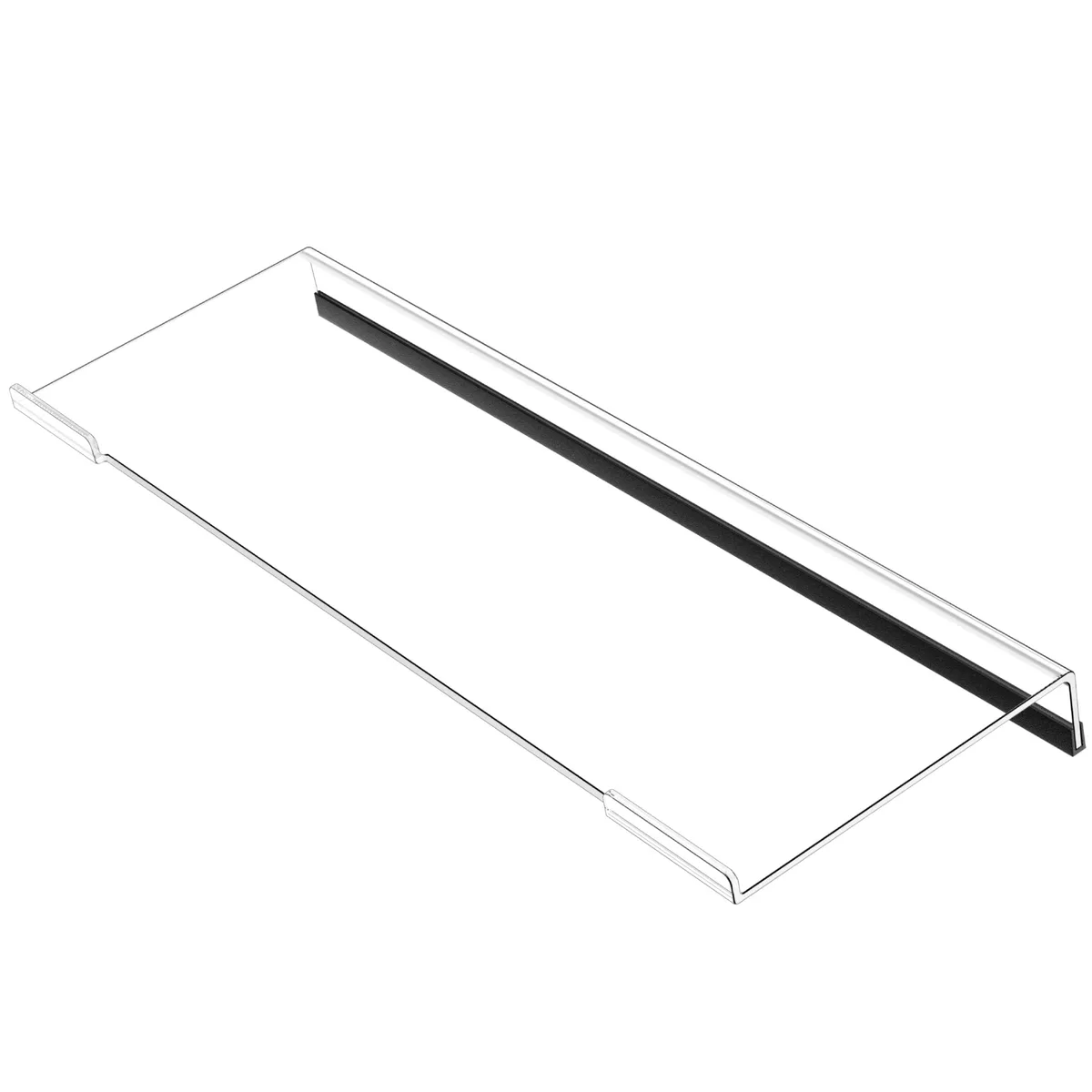  Egchi Acrylic Keyboard Stand Clear 17 x 5.7 x 1.2 in — product photo
