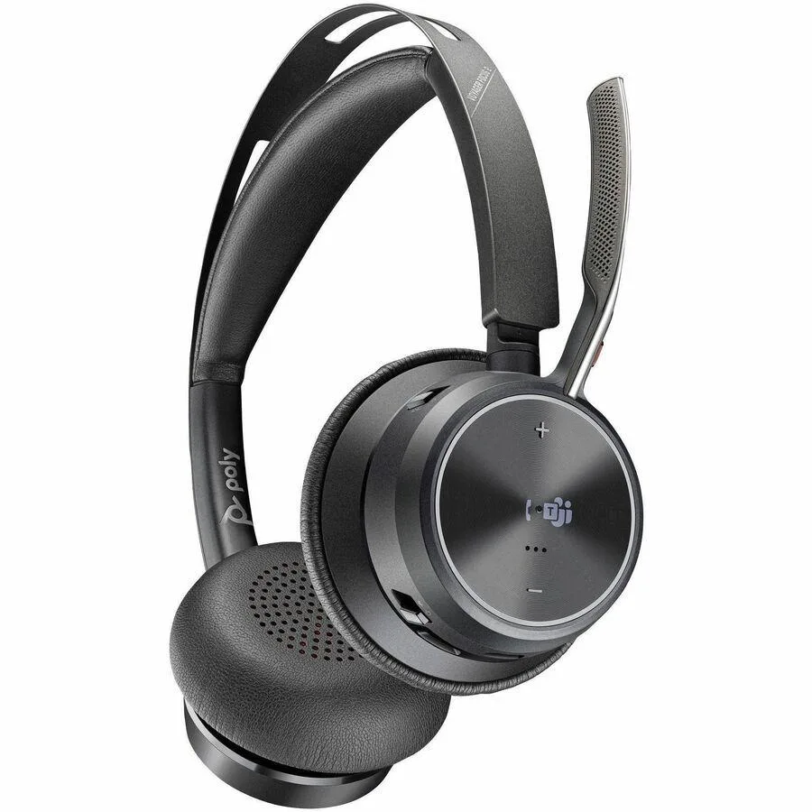 HP HP Poly Voyager Focus 2-M Microsoft Teams Certified Headset + Charging Stand — product photo