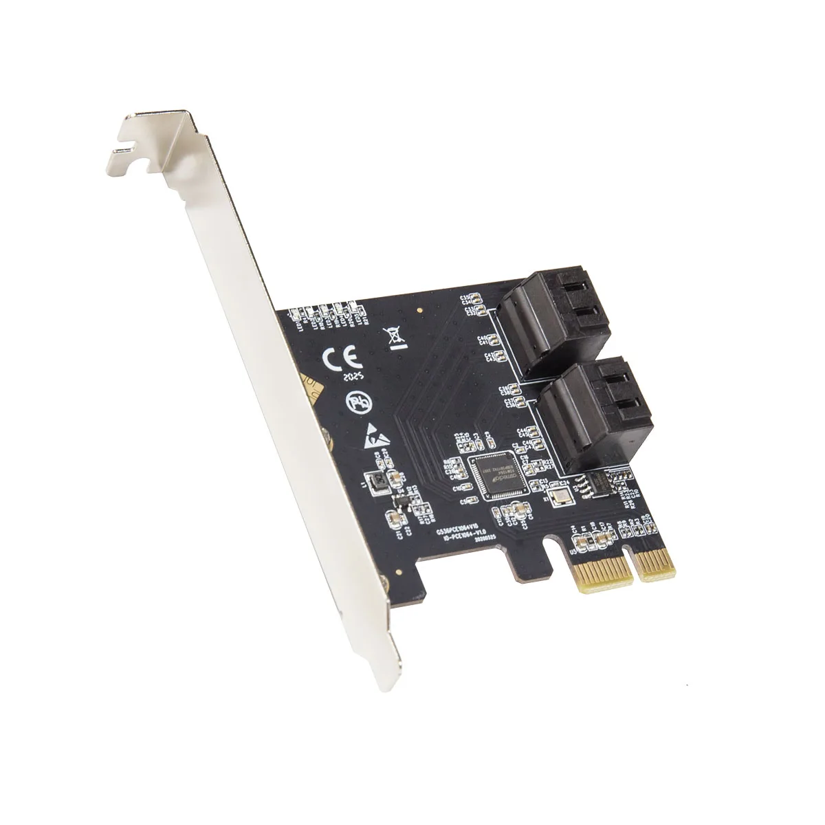 Syba Syba SI-PEX40156 4-Port SATA 6.0Gb/s PCIe 3.0 x1 Non-RAID Controller — product photo
