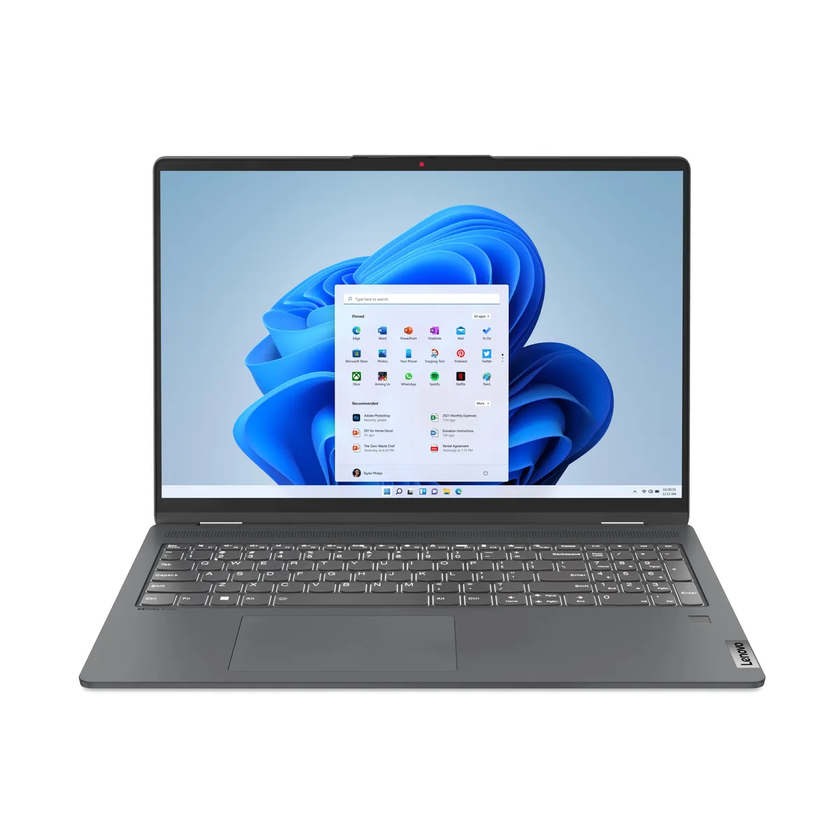 Lenovo Lenovo IdeaPad Flex 5 16IAU7 16" 2-in-1 Touchscreen i7-1255U 16GB 512GB Storm Grey — product photo