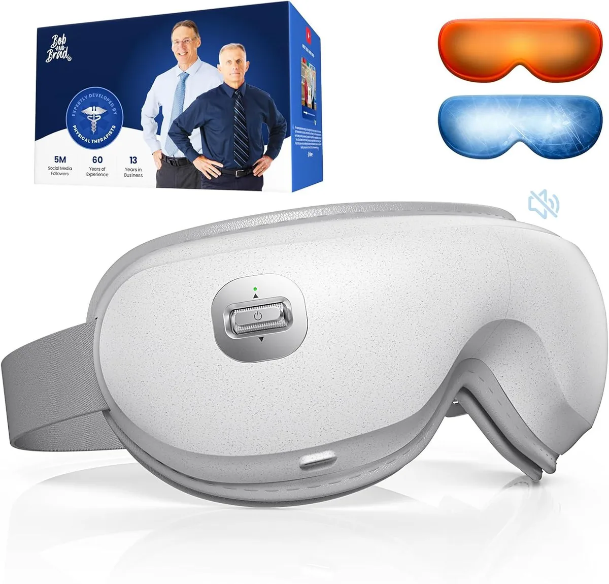 Bob and Brad Bob and Brad C60 Eye Massager White 35 dB .6 lb — product photo