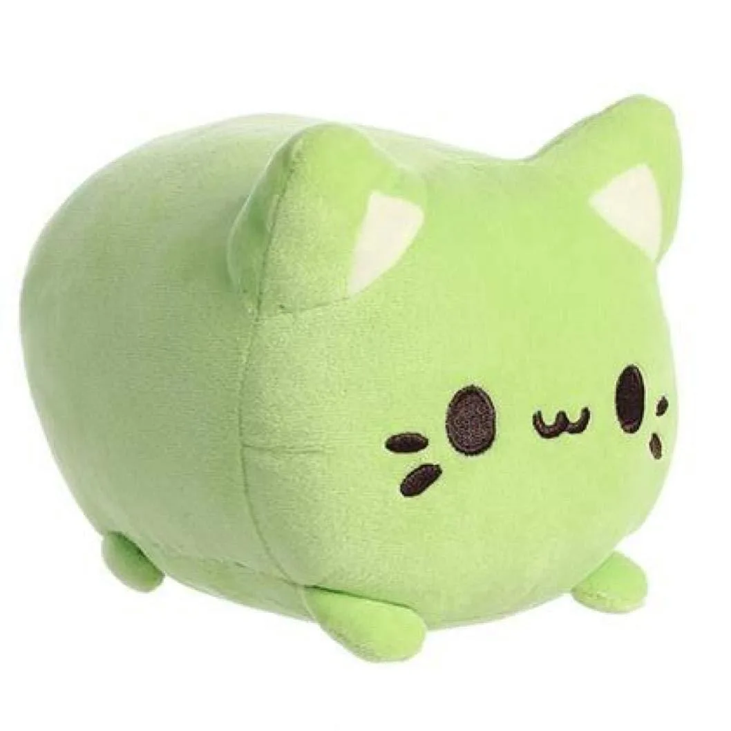 Aurora World, Inc. Aurora World Small Green Tasty Peach 7" Green Tea Meowchi stuffed animal — product photo