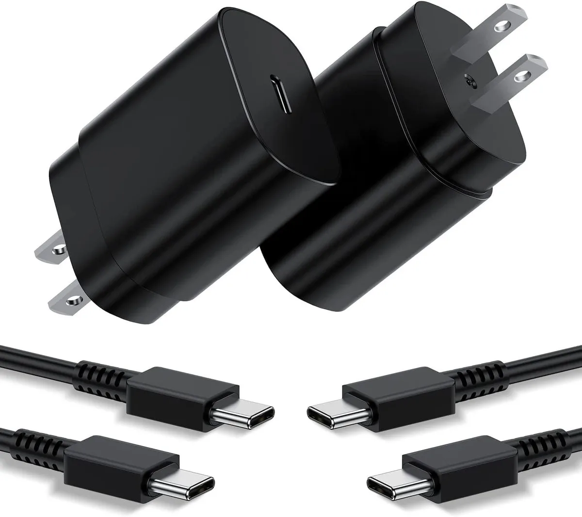 Choseal Choseal 25W PD USB-C Wall Charger 2-Pack with 6ft Cable — product photo