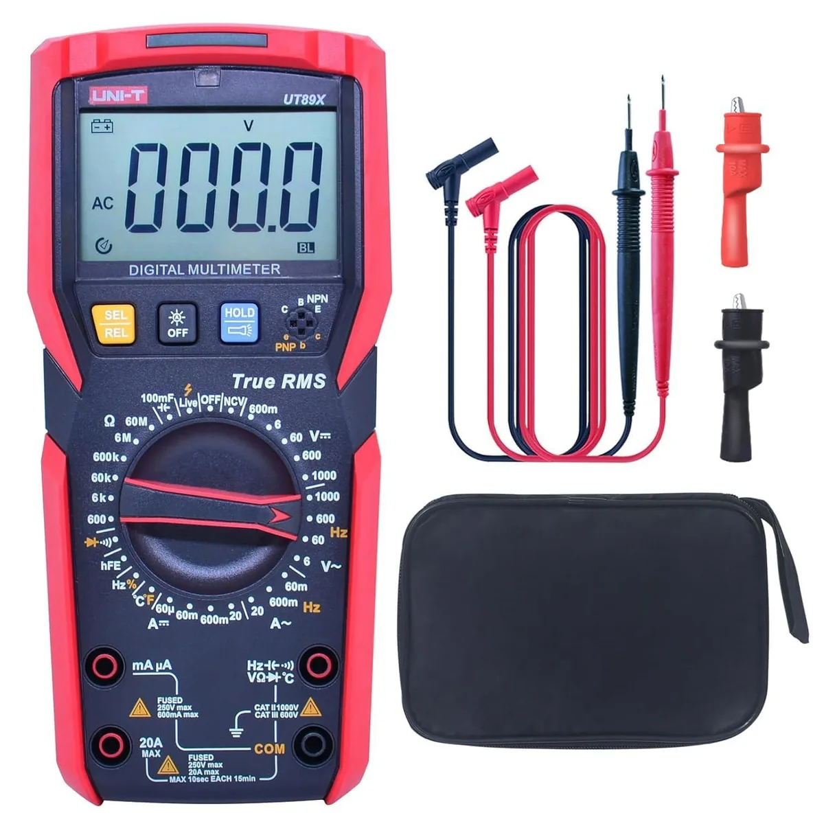 UT89X-FBM-NEW TRMS 6000 Counts 1000V Multimeter electrical system tool — product photo