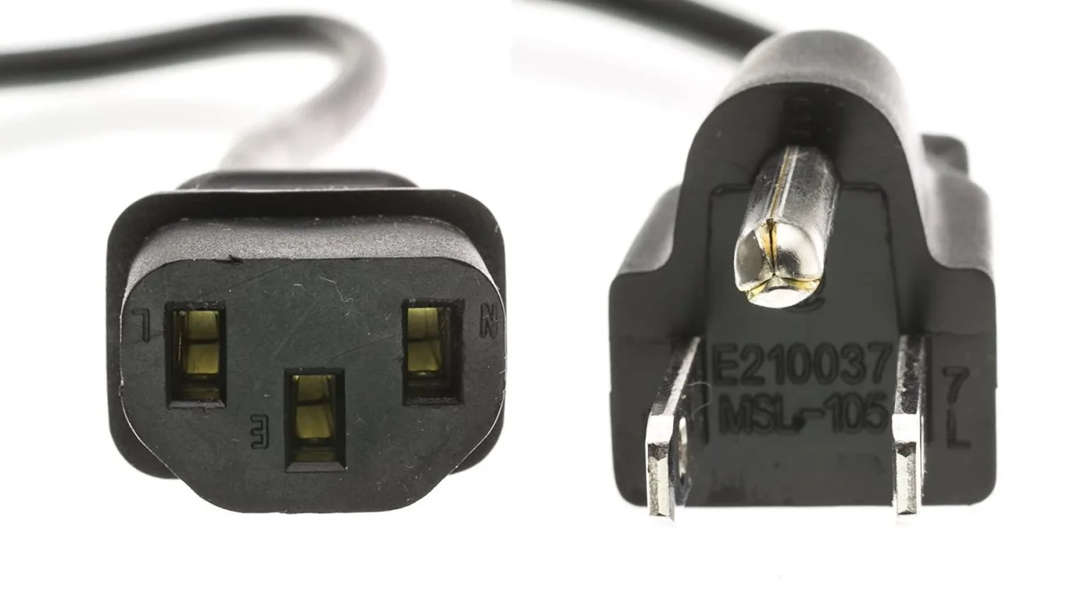 iMBAPrice iMBAPrice 12 Ft NEMA 5-15P to IEC 320 C13 Power Cable — product photo