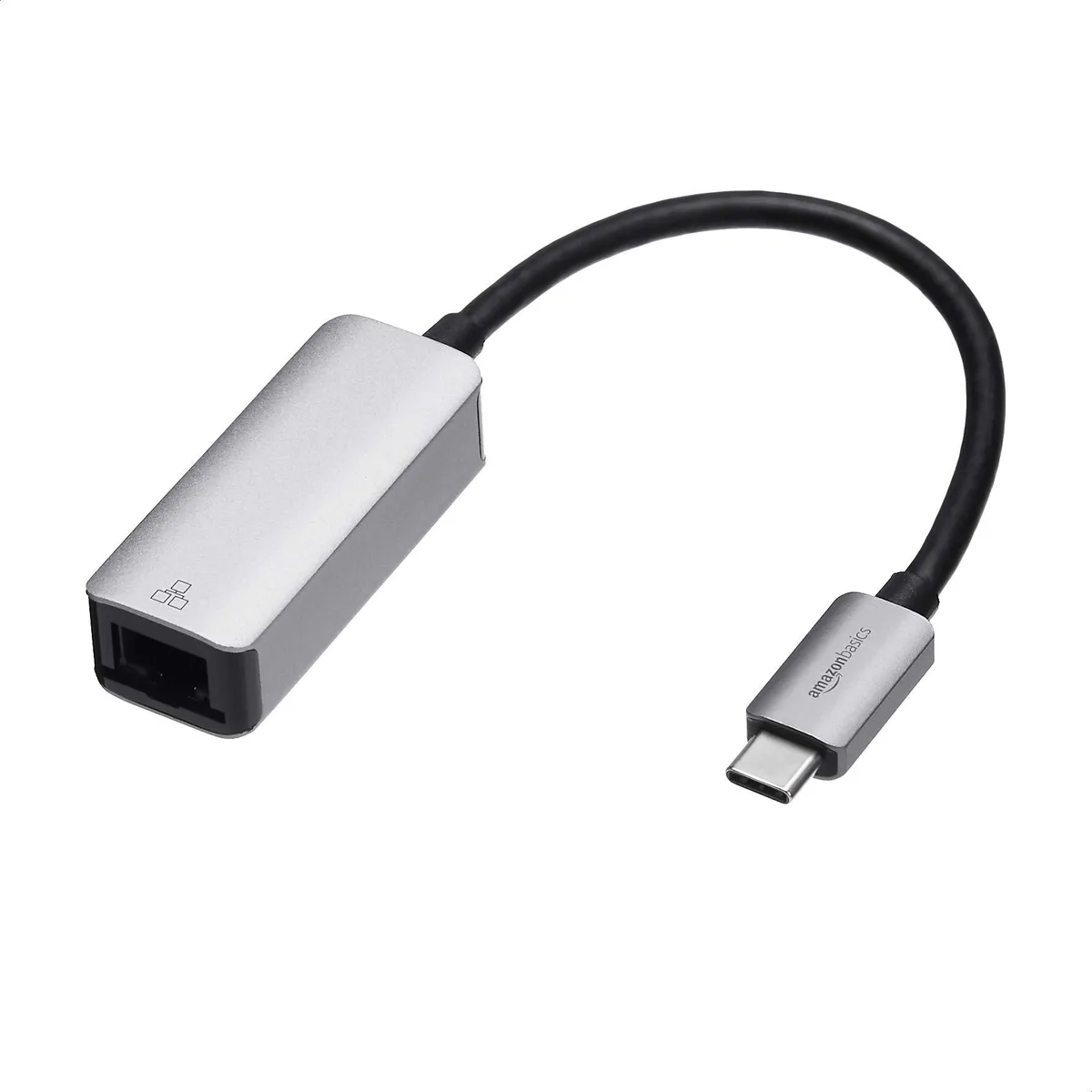  Zebra UTC-GE-AL USB-C to RJ45 Gigabit Ethernet Adapter, Grey — product photo