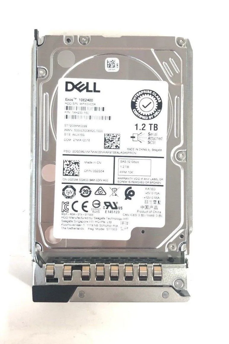 DELL DELL G2G54 1.2TB 10000RPM SAS 2.5" internal hard drive — product photo