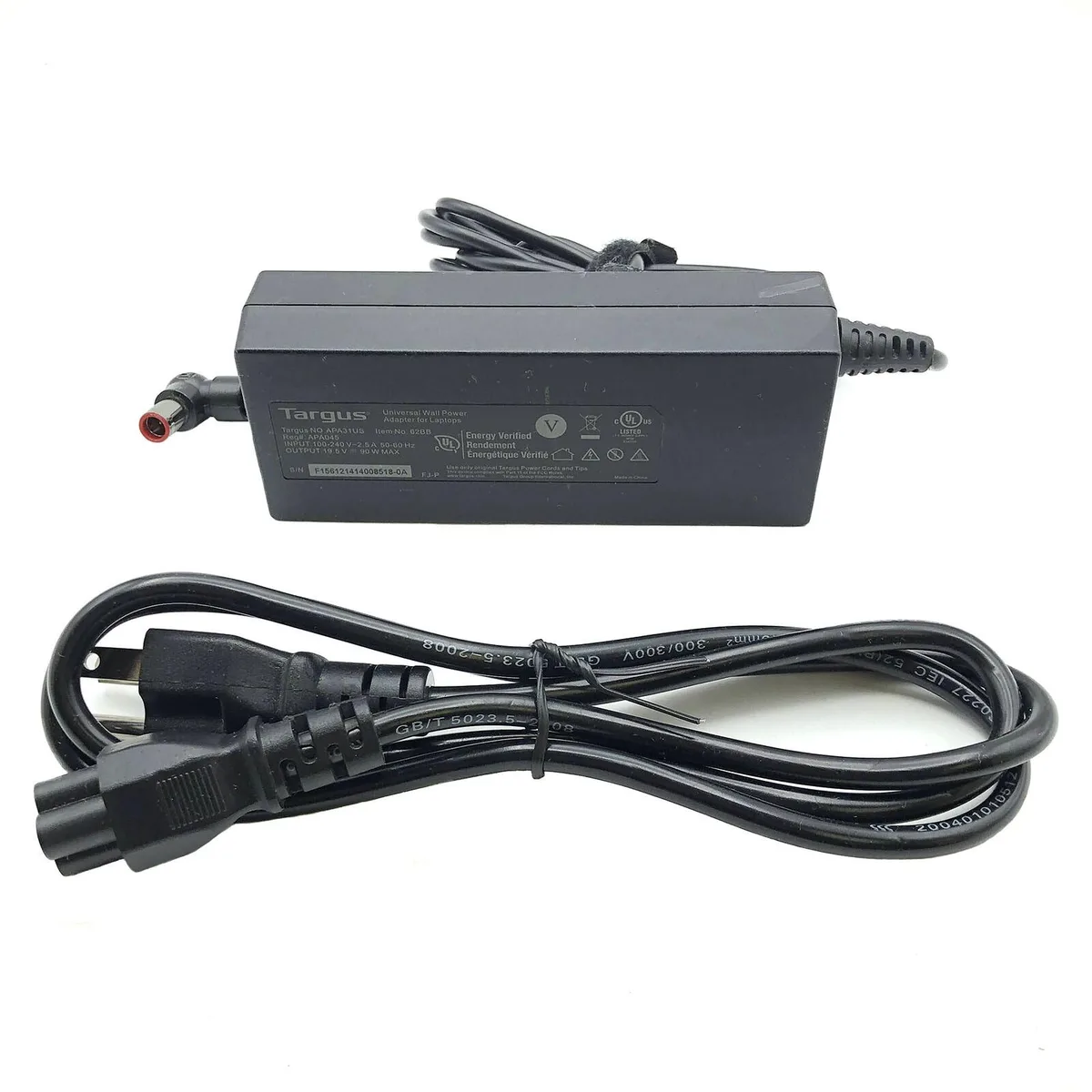 Targus Targus APA31US 90W 19.5V power adapter with R tip — product photo
