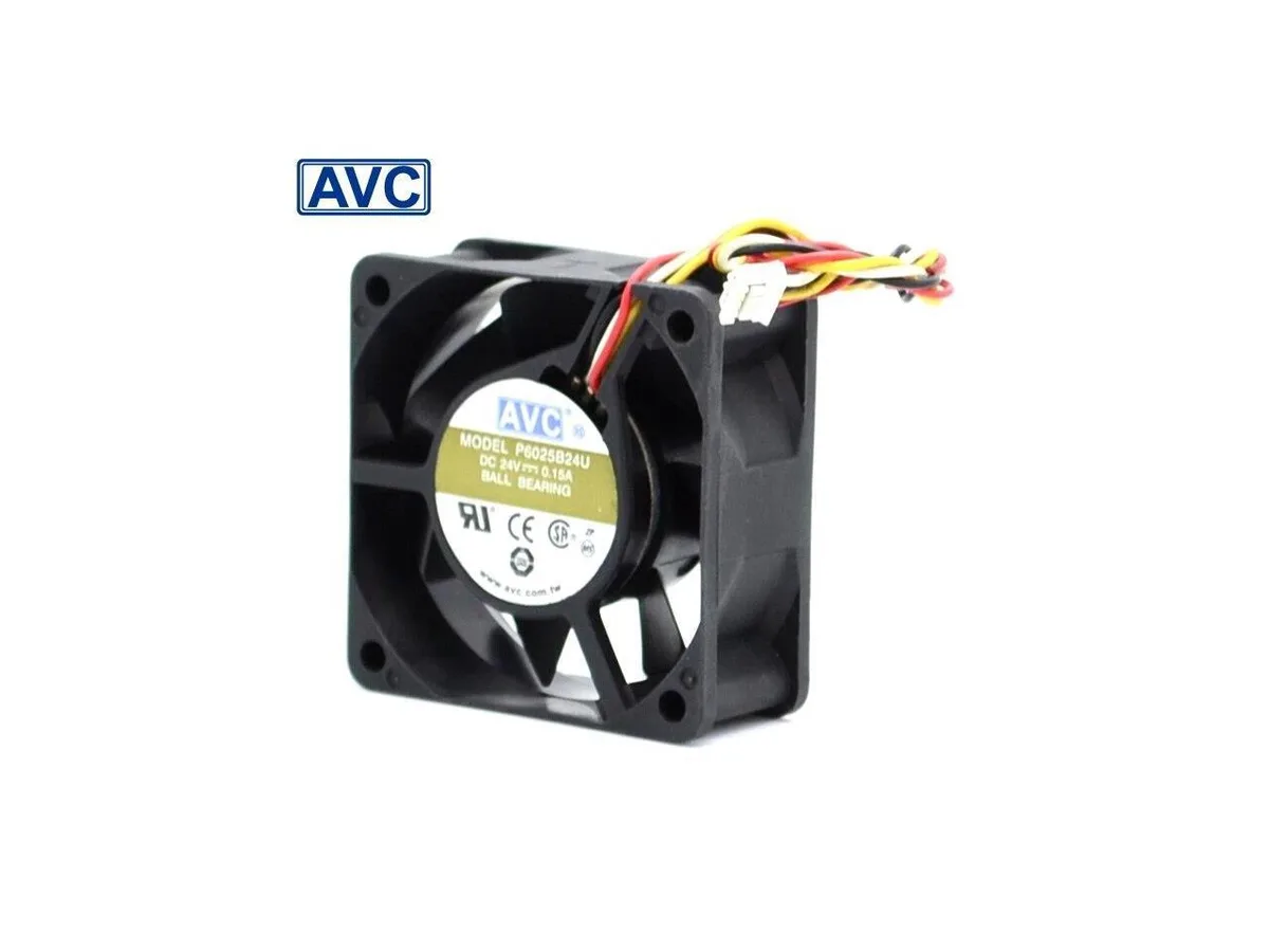 Fans Fans P6025B24U 6025 6CM 24V .15A dual ball case fan 60*60*25mm — product photo