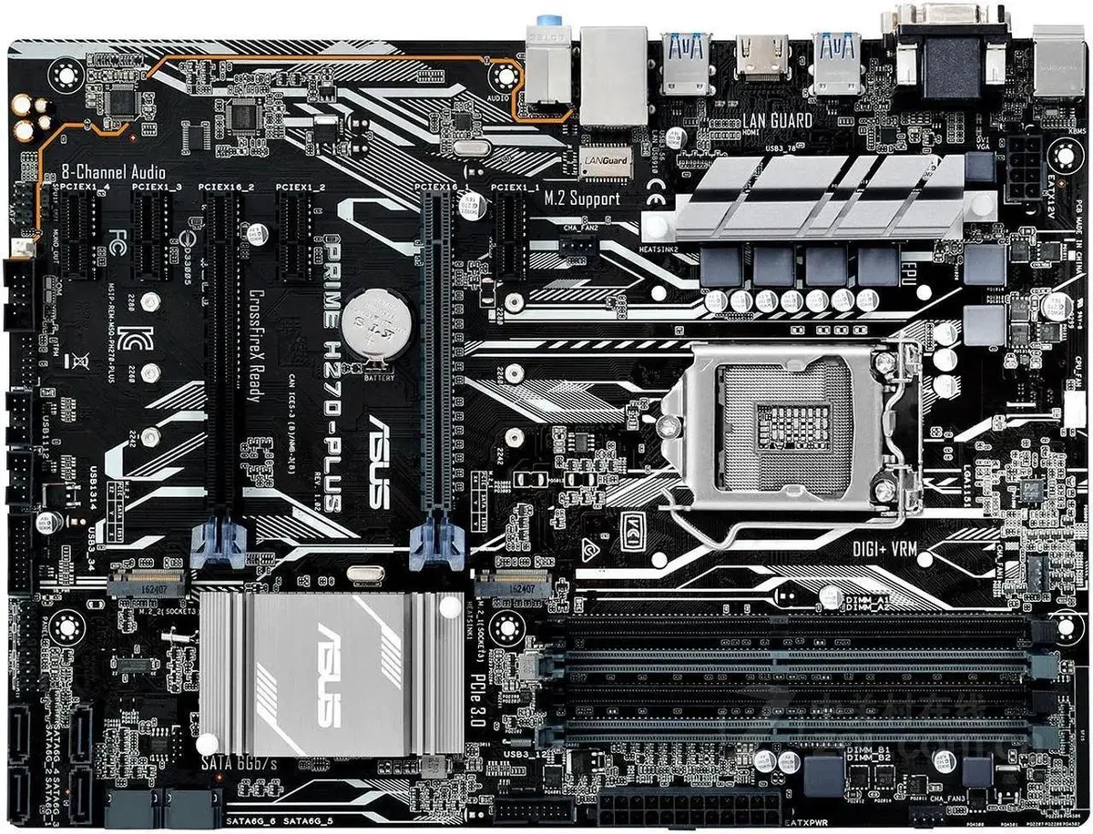 ASUS ASUS PRIME H270-PLUS Intel H270 LGA 1151 DDR4 64GB ATX Motherboard — product photo