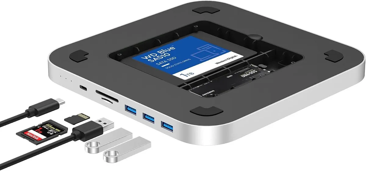 MCHOSE MCHOSE UH25 Pro Dual Drive Enclosure Silver — product photo
