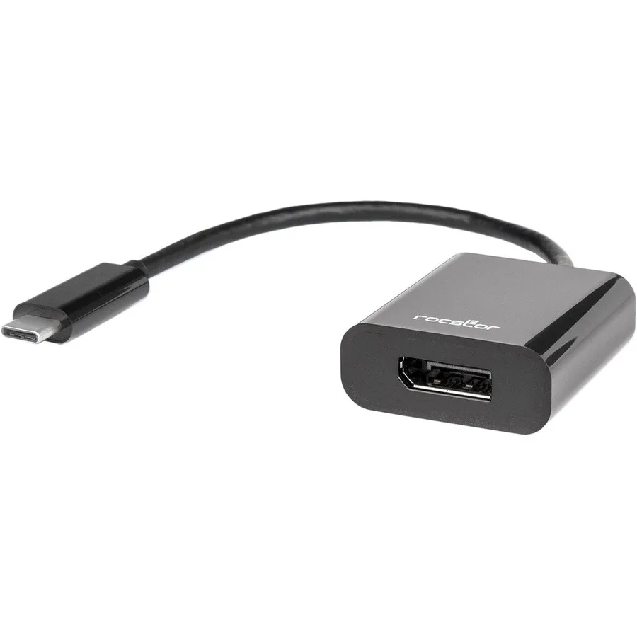 Rocstor Rocstor Y10A237B1 USB-C to DisplayPort adapter computer power adapter cord — product photo