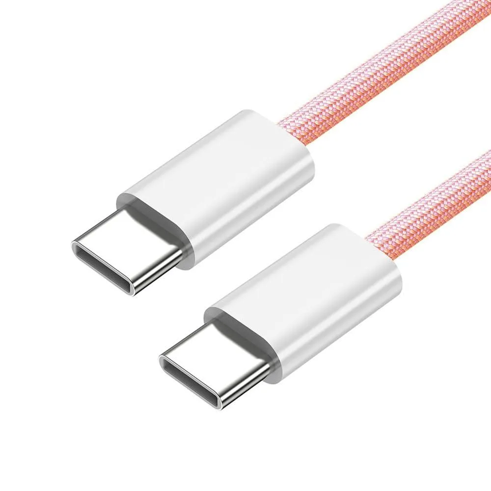LORDWORLD LORDWORLD USB-C Cable 27W 65W 480Mbps 3m Pink — product photo