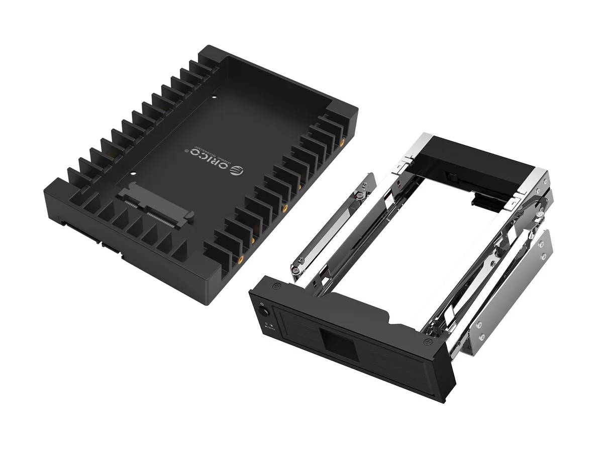 Orico Orico 2.5 to 3.5 SATA Adapter + 5.25 Trayless Hot-Swap Bracket (1125SS + 1106SS) — product photo