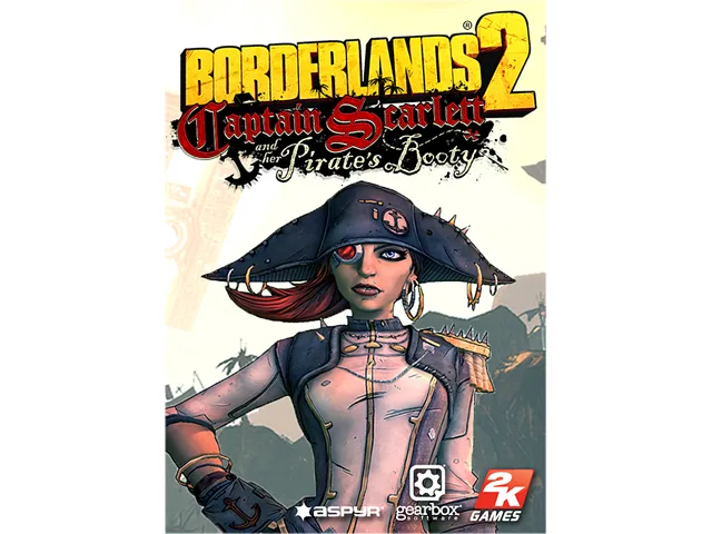 Aspyr Aspyr ASPYR041 Borderlands 2 Captain Scarlet Pirate's Booty Mac DLC downloadable game — product photo
