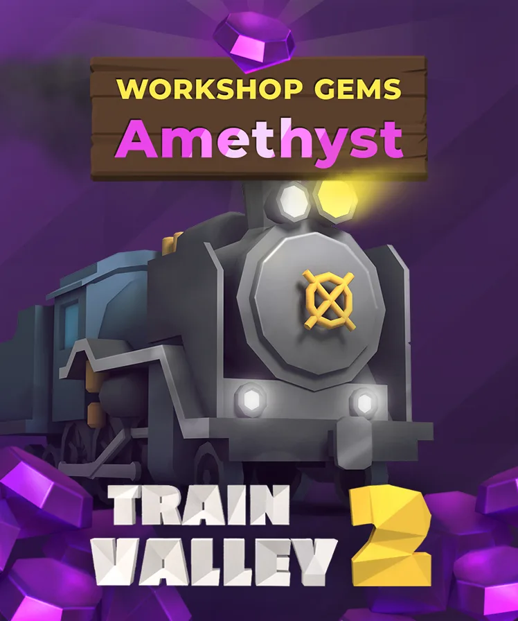 META Publishing META Publishing 87979 Train Valley 2 Workshop Gems Amethyst downloadable game — product photo