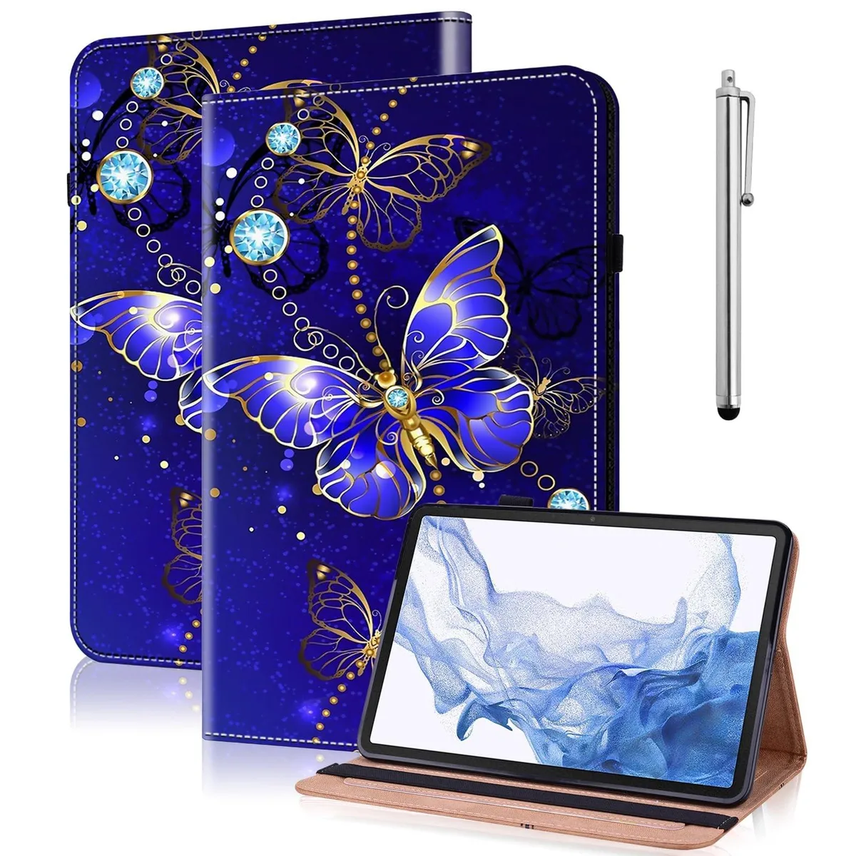 GSM Outdoors GSM Outdoors 2 in 1 accessory for Lenovo Tab Plus 11.5 inch 2024 TB351FU Diamond Butterfly — product photo