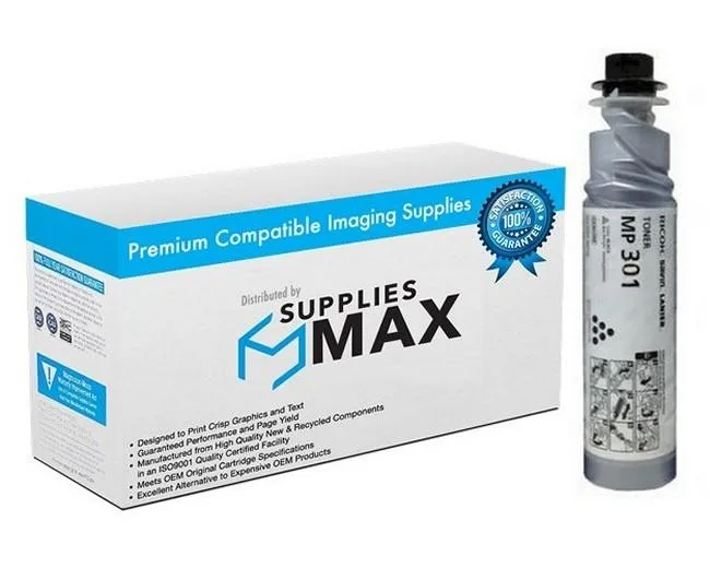 SuppliesMax SuppliesMax Lanier 484-1714 Compatible Black Toner Cartridge 8000 Pages — product photo