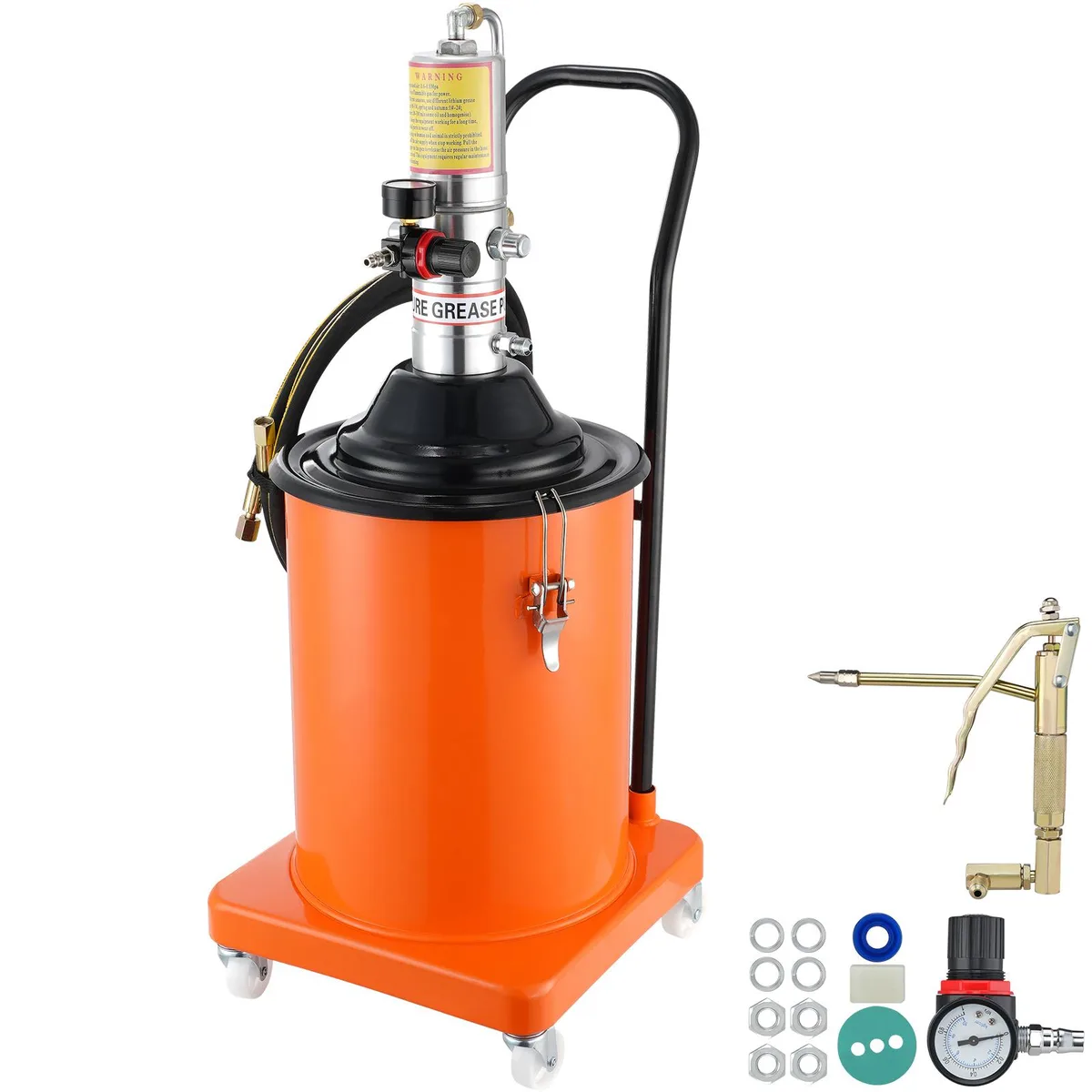 VEVOR VEVOR 5 Gallon 20L Air Operated Grease Pump 13 ft Hose 50:1 Ratio — product photo