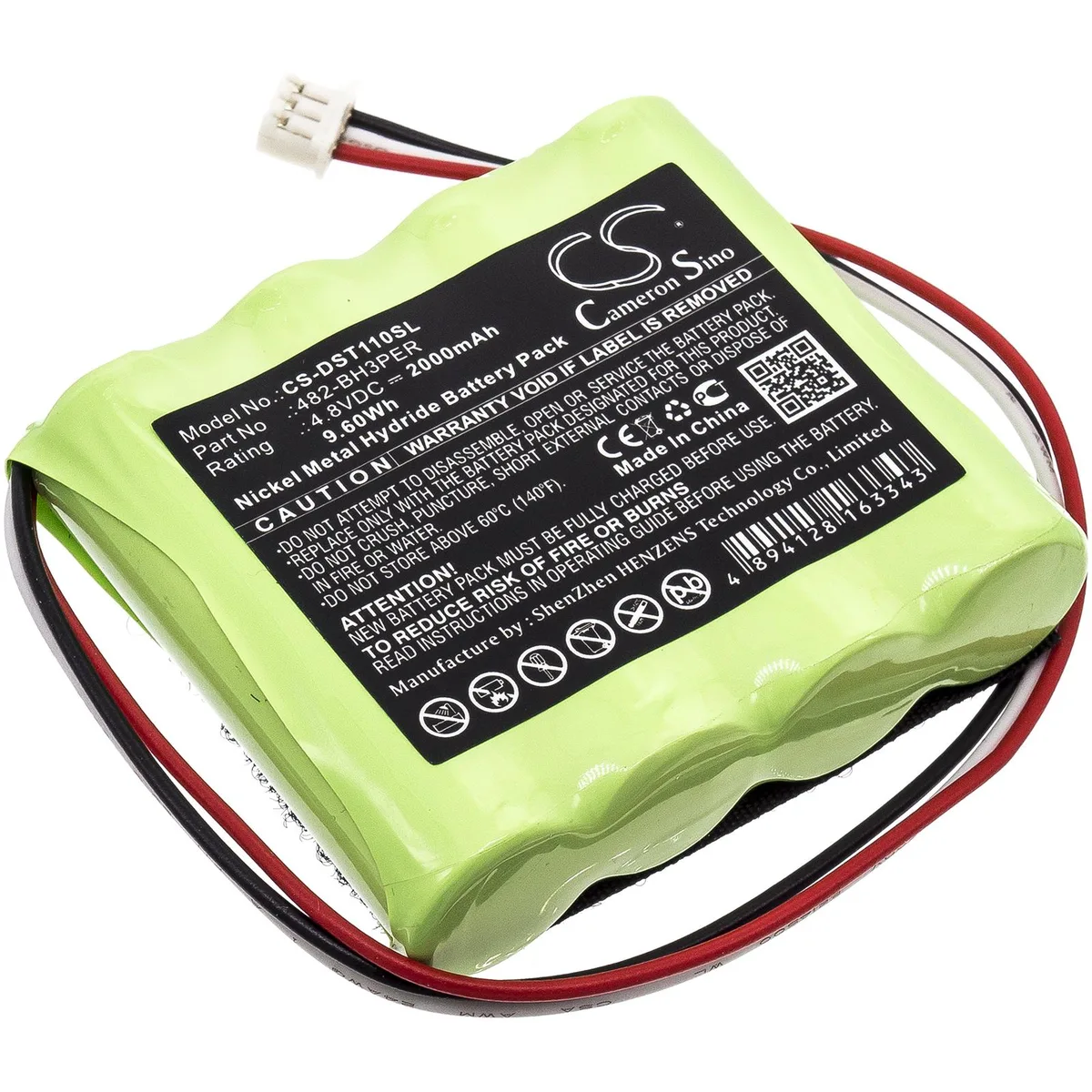 Cameron & Co Cameron & Co DS-CS-DST110SL GPS Battery 4.8V 2000mAh Ni-MH Green — product photo