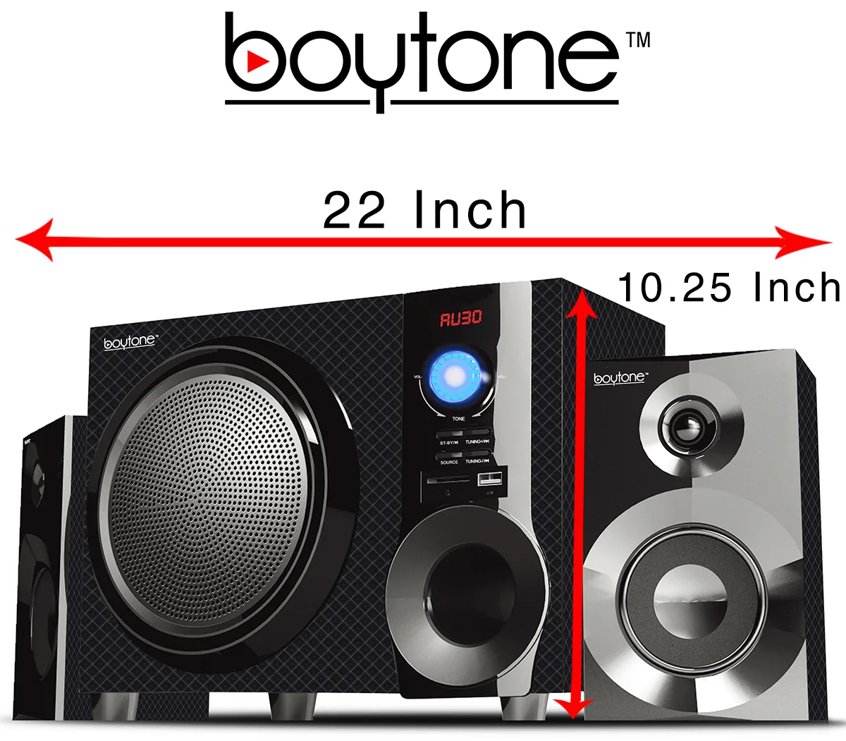 Boytone Boytone BT-210F 55W Home Audio Speaker System — product photo