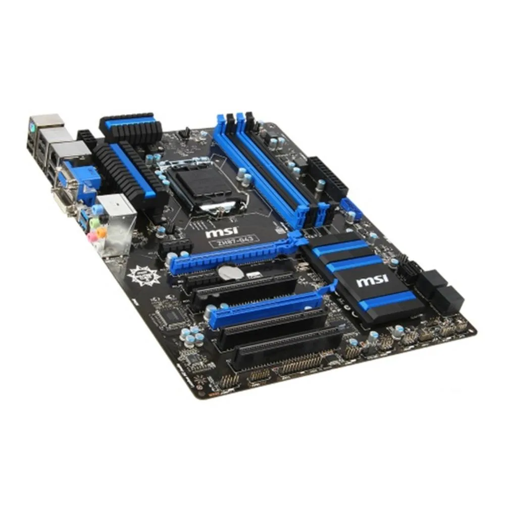 MSI MSI ZH87-G43 Intel H87 LGA 1150 DDR3 32GB ATX Intel motherboard — product photo