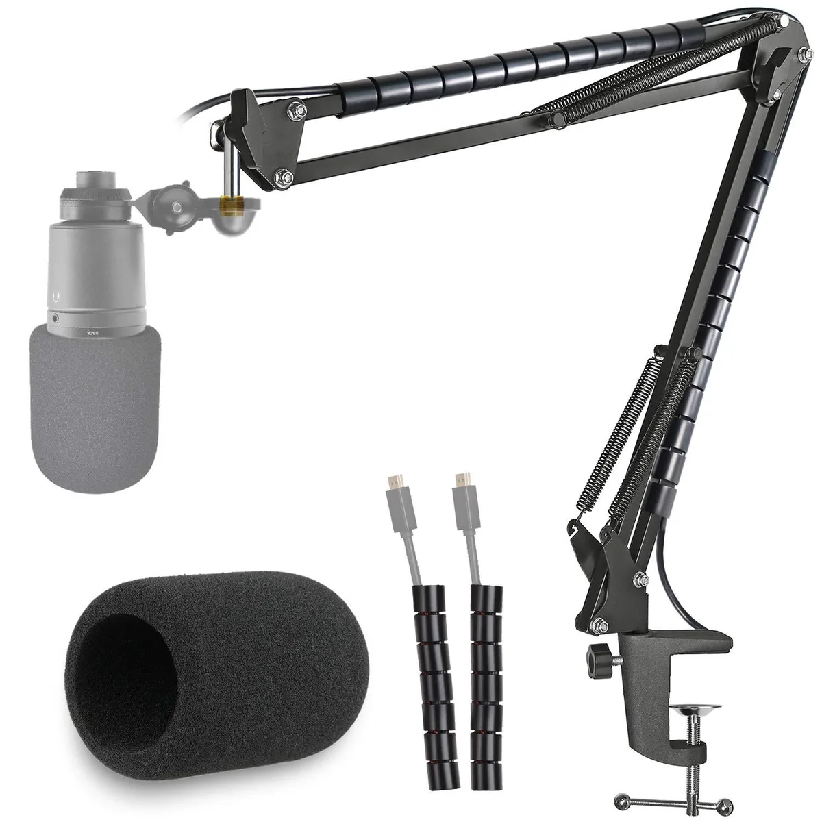  YOUSHARES AT2020 Mic Stand with Pop Filter 35 180 .592 2020 2035 — product photo