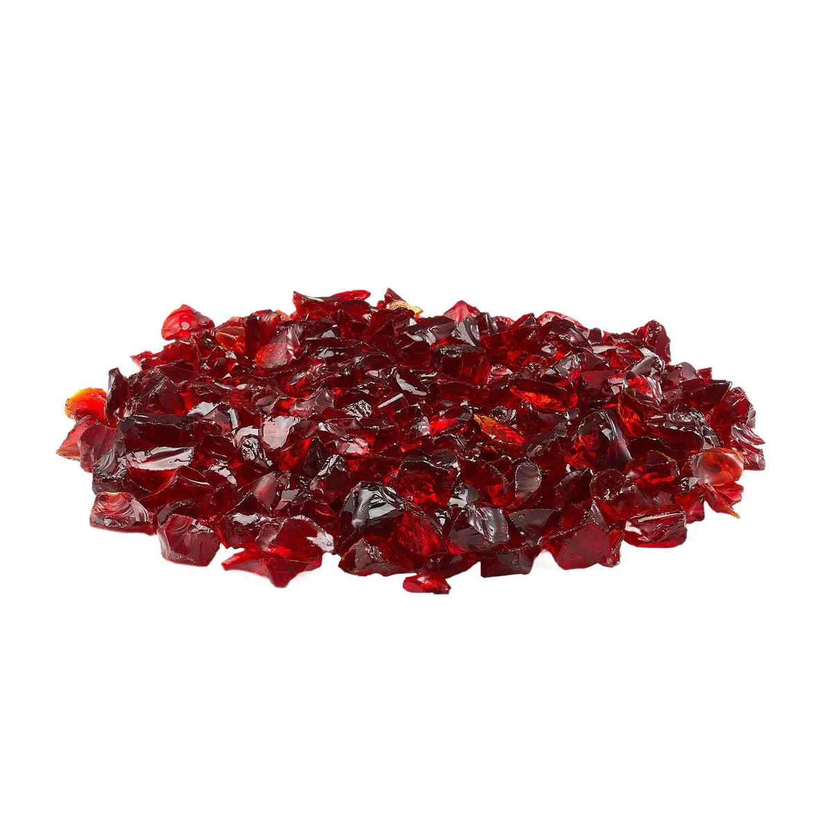 VEVOR VEVOR Fire Glass Red 10 lbs 4.5 kg 3/4 in 19.05 mm — product photo