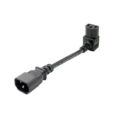 TeKit TeKit 90 Degree IEC C14 to C13 Power Adapter 19.5cm — product photo
